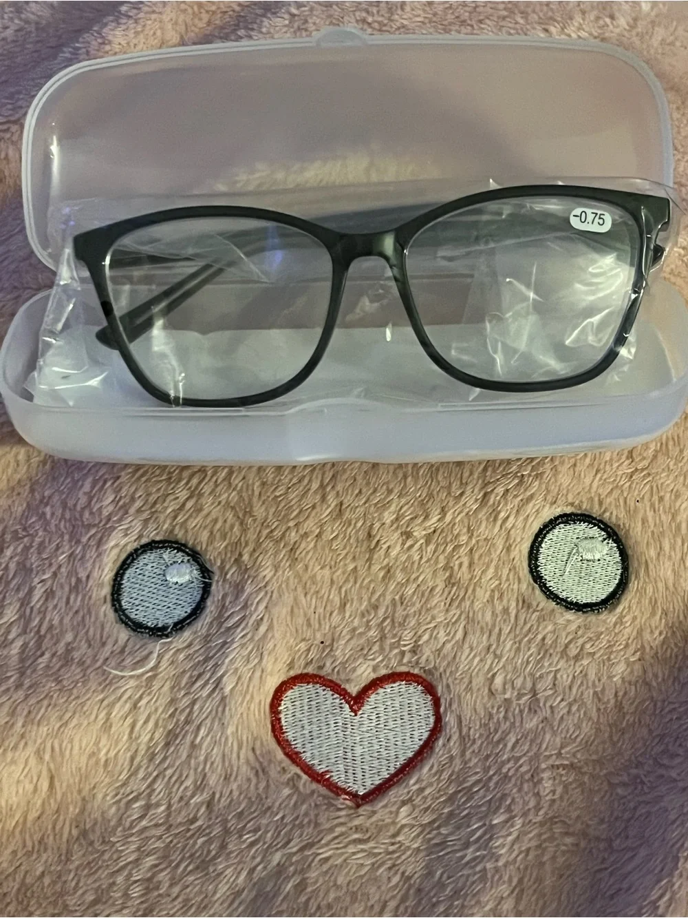 Women’s Translucent Lavender Cat-Eye .75 Reader Glasses